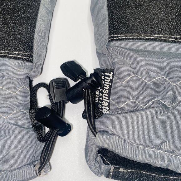 ABG Accessories Thinsulate Insulation 40 Grams Gray Black Winter Gloves Men's - Picture 4 of 6